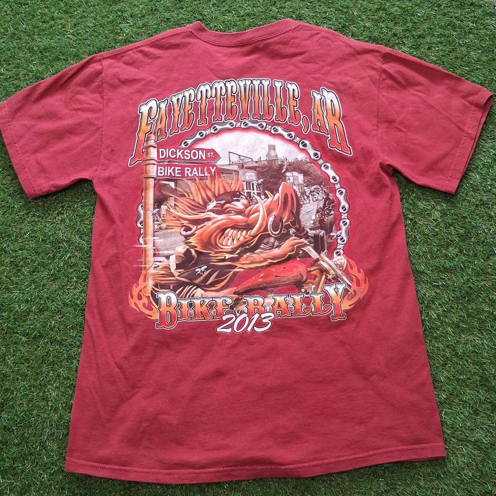 2013 Red Dickson St. Bike Rally Arkansas Graphic T-Shirt